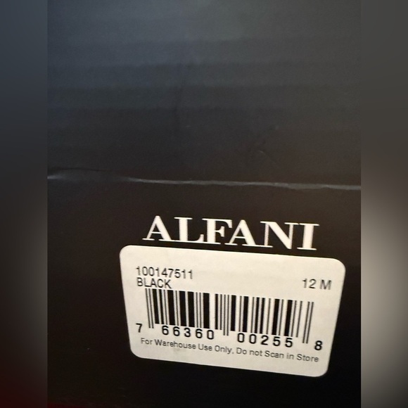 ALFANI THEO CAP TOE OXFORD DRESS SHOES MENS BLACK 12 main image 6